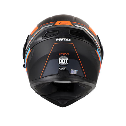 CASCO HRO HRO-3400DV STORM MATE NEGRO NARANJA NEON