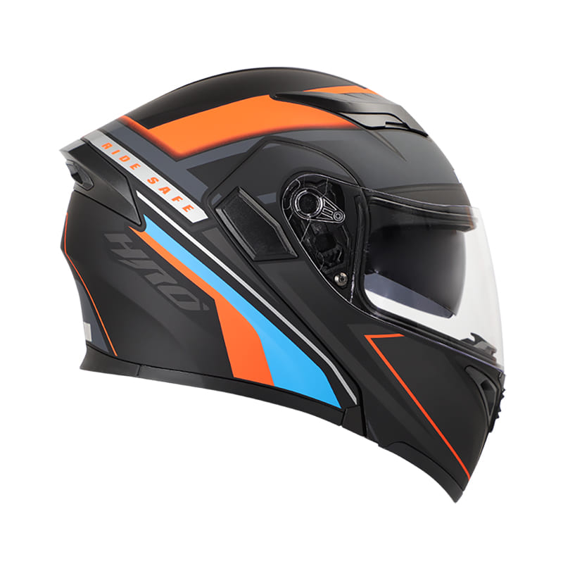 CASCO HRO HRO-3400DV STORM MATE NEGRO NARANJA NEON