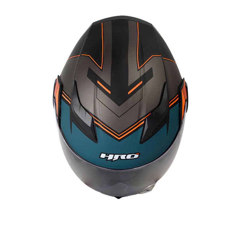 CASCO HRO HRO-3400DV AHEAD MATE NEGRO NARANJA NEON