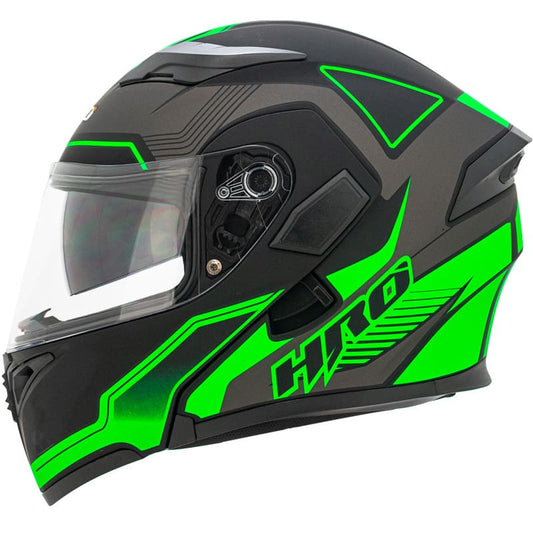 CASCO HRO HRO-3400DV XAKO NEGRO VERDE NEON