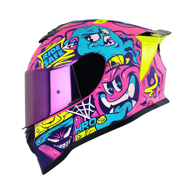 CASCO HRO HRO-506SP MISTERY MATE FUCSIA AZUL