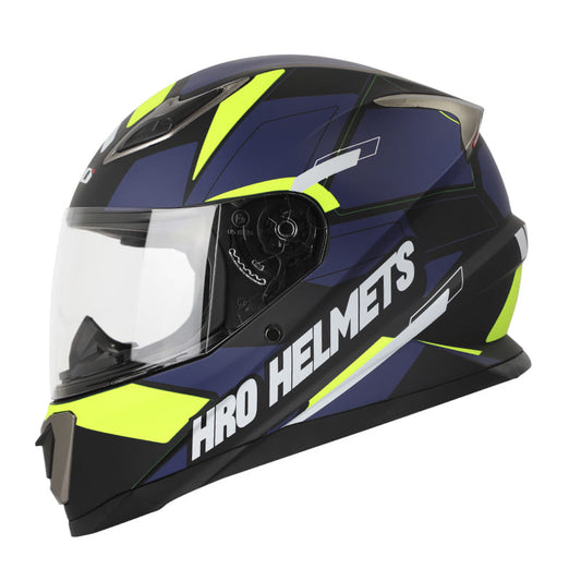 CASCO HRO HRO-508 ZLIMO MATE NEGRO AMARILLO NEON