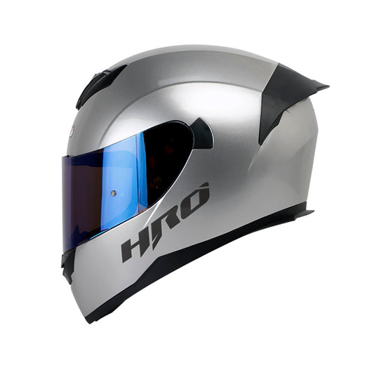 CASCO HRO HRO-511 SOLID GRIS NEGRO VISOR HUMO