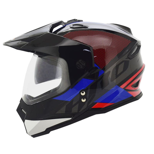 CASCO HRO HRO-MX330DV DOZER NEGRO ROJO