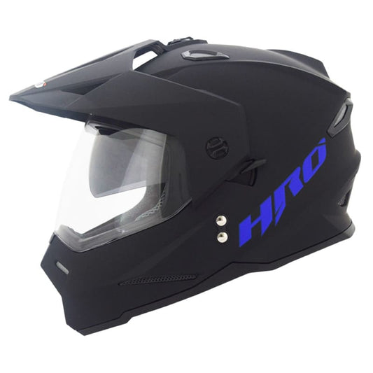 CASCO HRO HRO-MX330DV SOLID MATE NEGRO AZUL