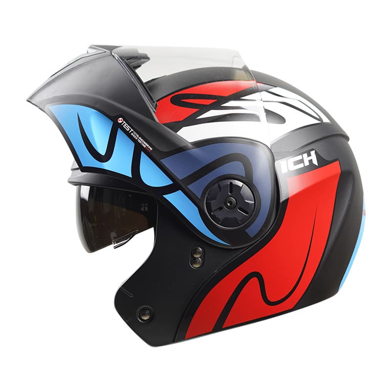 CASCO ICH ICH-3110DV BLOCKS MATE NEGRO ROJO