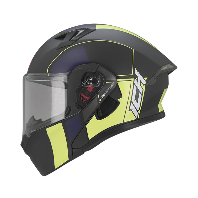 CASCO ICH ICH-3120DV SHARK MATE NEGRO AMARILLO NEON