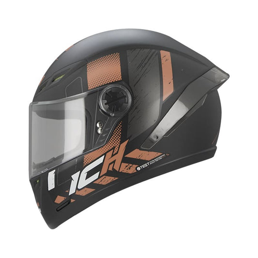 CASCO ICH ICH-501SP CHAVAX MATE NEGRO NARANJA NEON