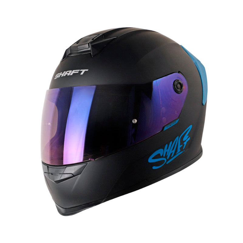 CASCO SHAFT SH-502SP SOLID MATE NEGRO AZUL