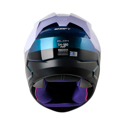 CASCO SHAFT SH-560 EVO BLOCK CAMALEON MORADO CLARO