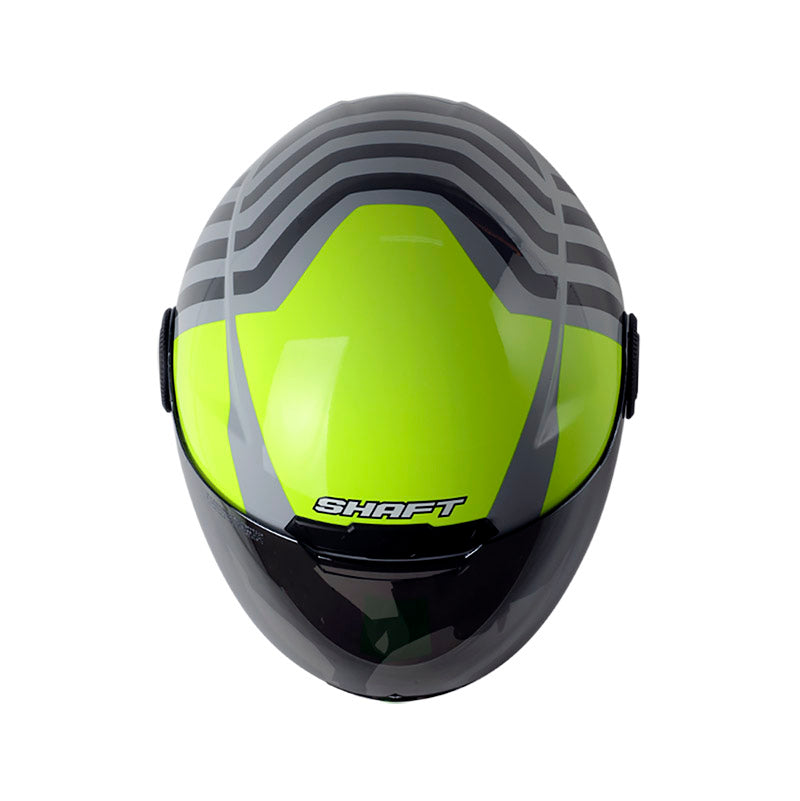 CASCO SHAFT SH-212 ABSTRACT GRIS AMARILLO NEON IRIDIUM PLATA