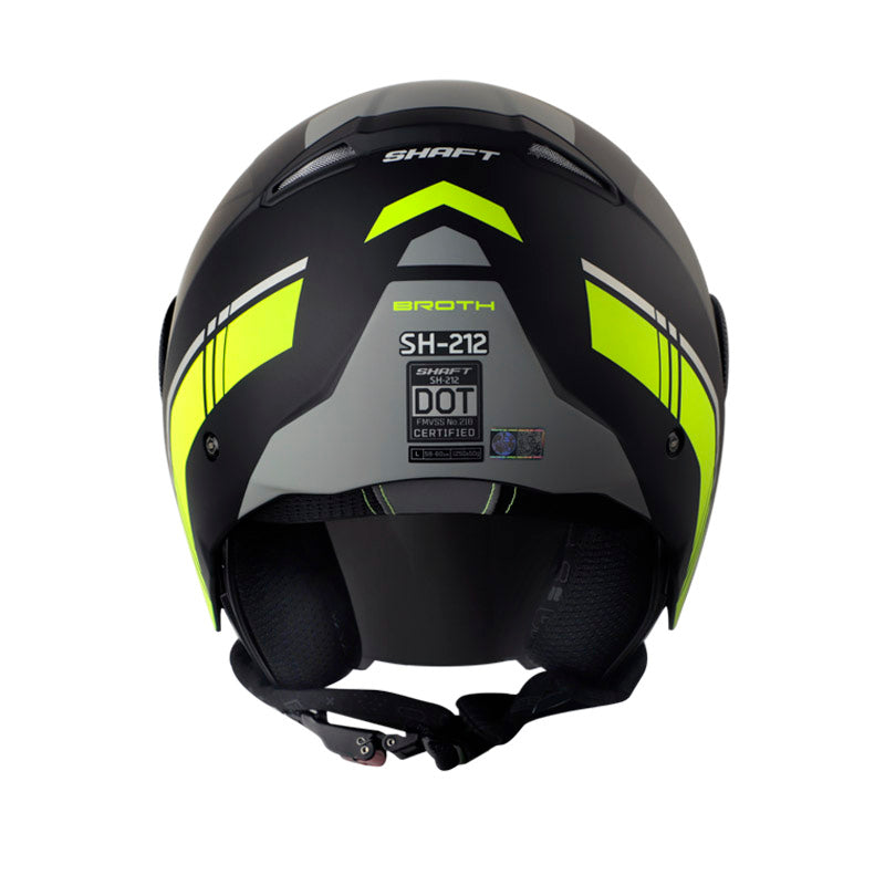 CASCO SHAFT SH-212 BROTH MATE NEGRO AMARILLO NEON IRIDIUM