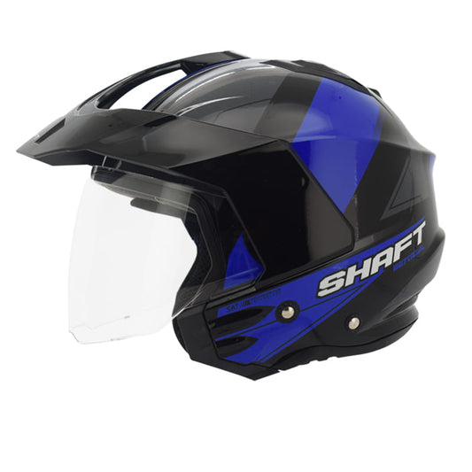 CASCO SHAFT SH-227 PRACTICE NEGRO AZUL