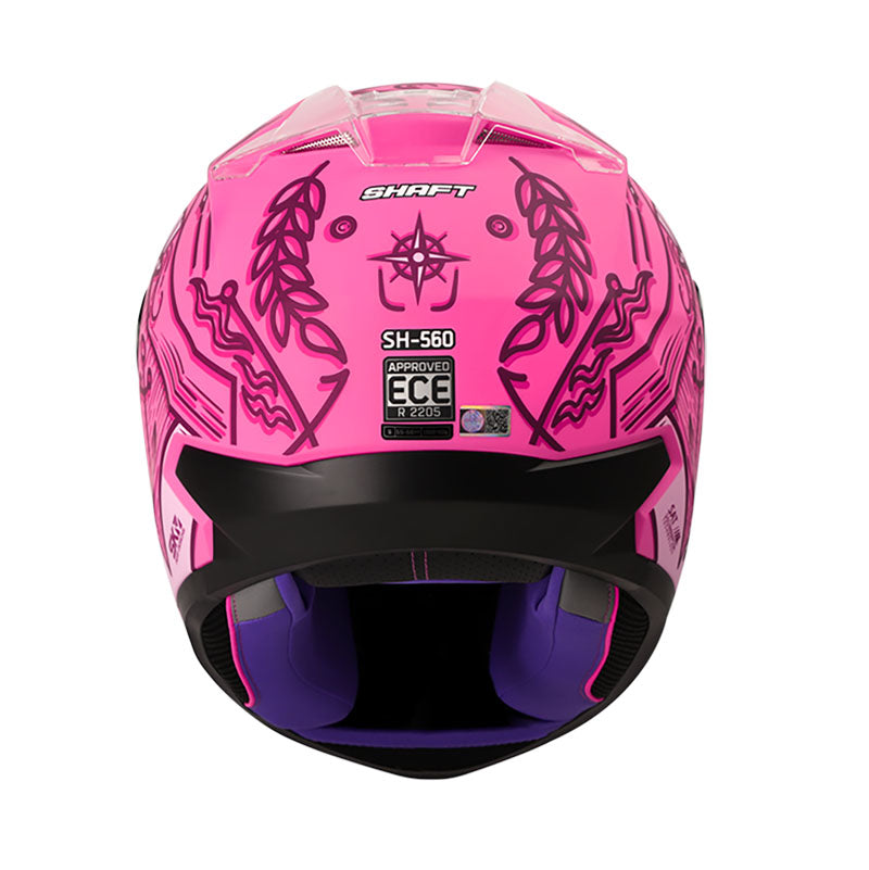 CASCO SHAFT SH-560 MARINE MATE FUCSIA VISOR IRIDIUM MORADO