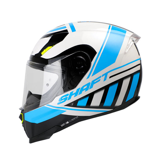 CASCO SHAFT SH-562 DUEL BLANCO AZUL