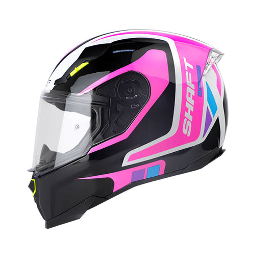 CASCO SHAFT SH-562 EXTREMER BLANCO FUCSIA NEON