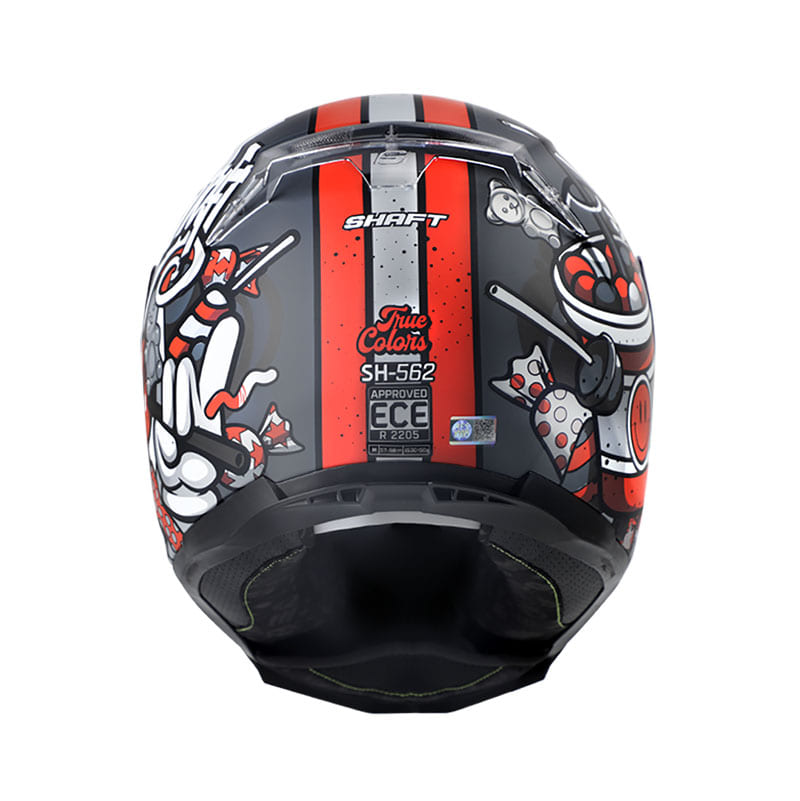 CASCO SHAFT SH-562 TRUE COLOR MATE GRIS ROJO