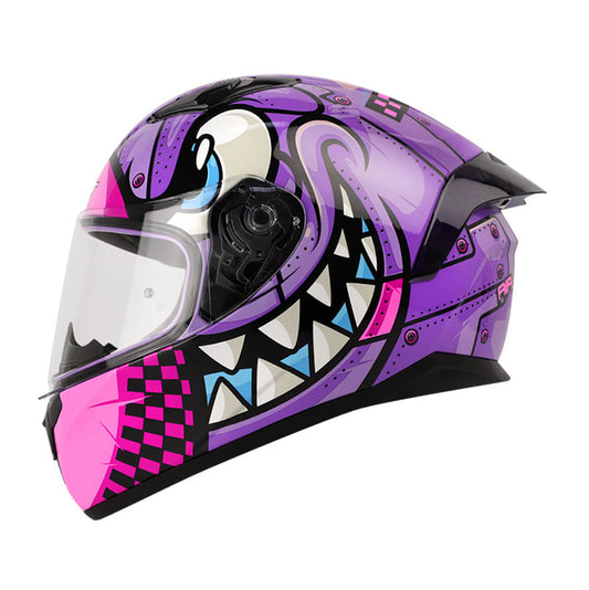 CASCO SHAFT SH-582SP AIR WARRIOR MORADO NEON FUCSIA NEON