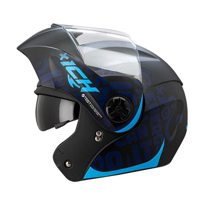 CASCO ICH ICH-3110DV WORDS MATE NEGRO AZUL