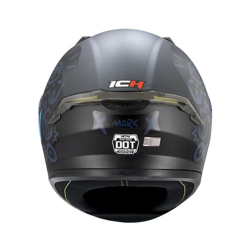 CASCO ICH ICH-503SP MARK MATE NEGRO AZUL NAVY