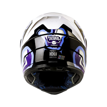 CASCO SHAFT SH-502SP DYSKULL AZUL OSCURO AZUL NAVI