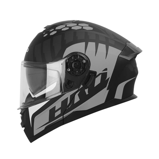 CASCO HRO HRO-3480DV FANGS MATE NEGRO GRIS