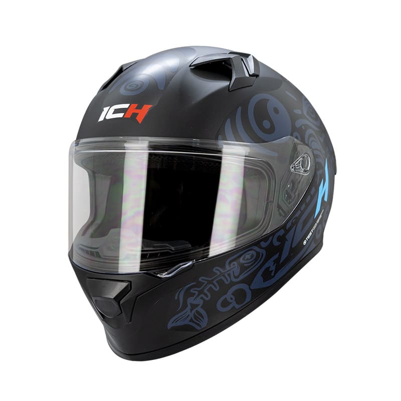 CASCO ICH ICH-503SP MARK MATE NEGRO AZUL NAVY