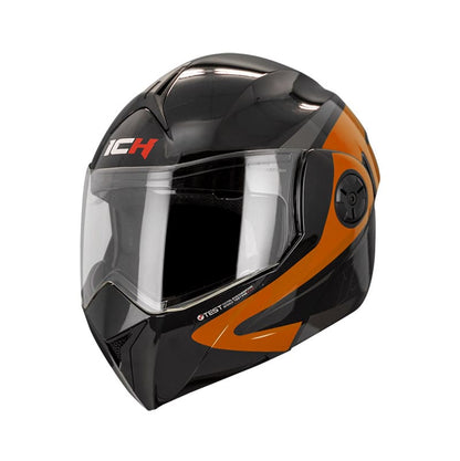 CASCO ICH ICH-3110DV FILES NEGRO NARANJA NEON