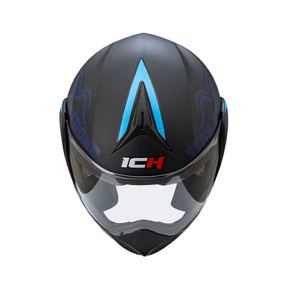 CASCO ICH ICH-3110DV WORDS MATE NEGRO AZUL