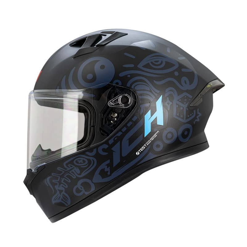 CASCO ICH ICH-503SP MARK MATE NEGRO AZUL NAVY