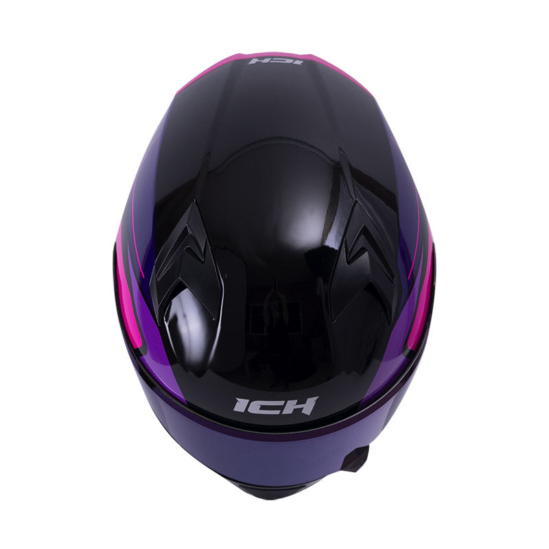 CASCO ICH ICH-503SP FULL NEGRO FUCSIA