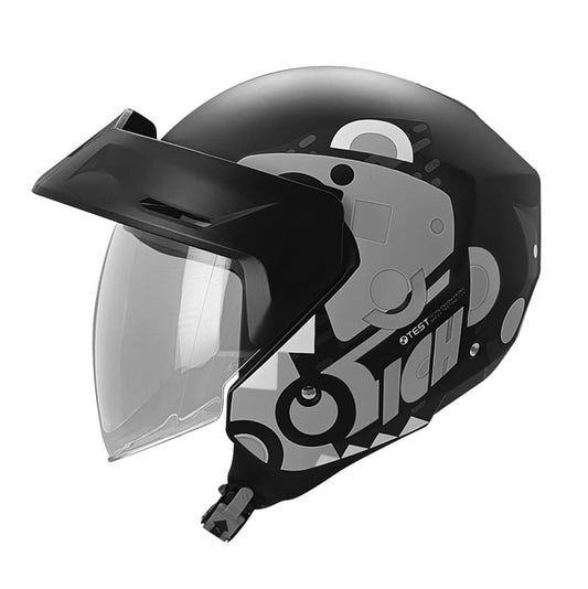 CASCO ICH ICH-101 SHAPES MATE NEGRO GRIS