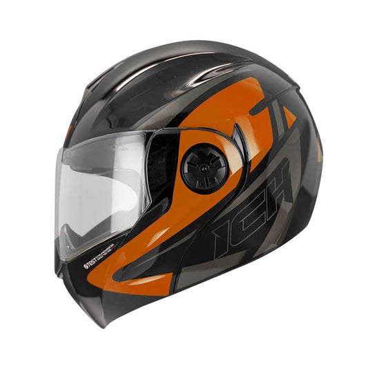 CASCO ICH ICH-3110DV FILES NEGRO NARANJA NEON