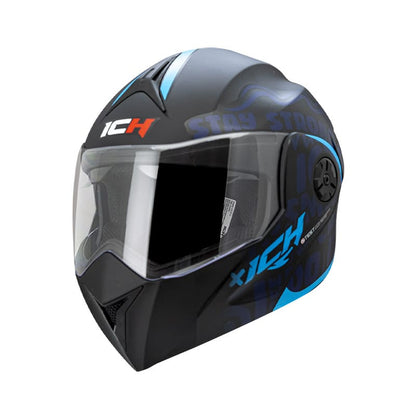 CASCO ICH ICH-3110DV WORDS MATE NEGRO AZUL