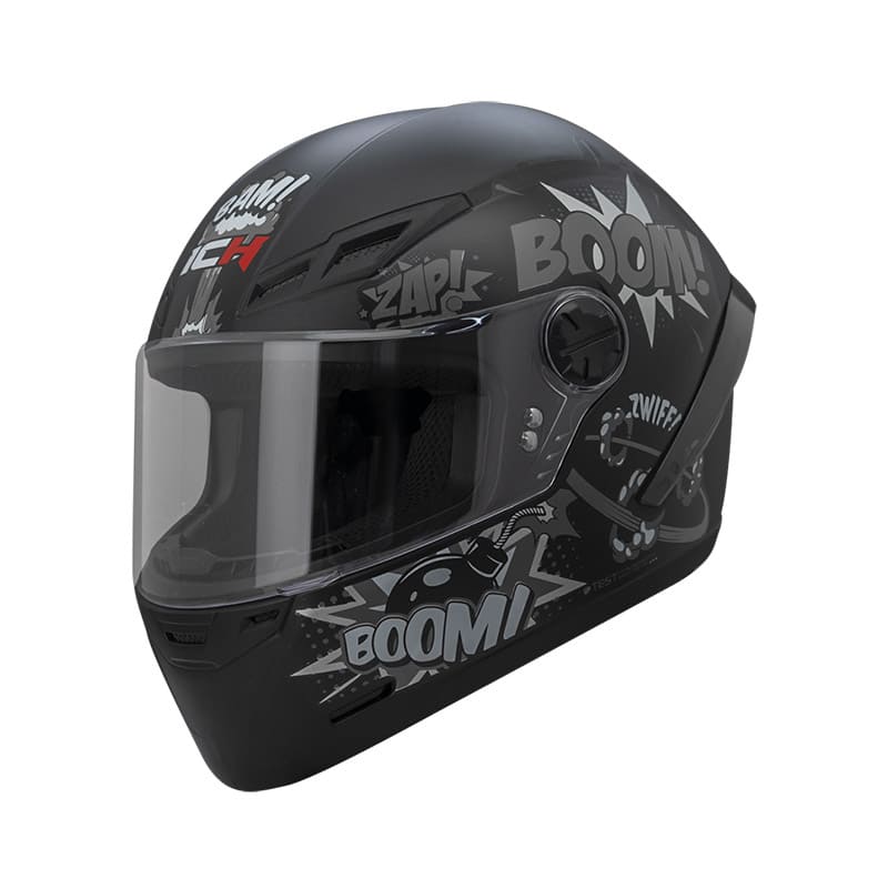 CASCO ICH ICH-501SP BOOM MATE NEGRO GRIS