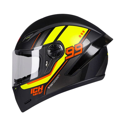 CASCO ICH ICH-501SP TUSS MATE NEGRO AMARILLO NEON