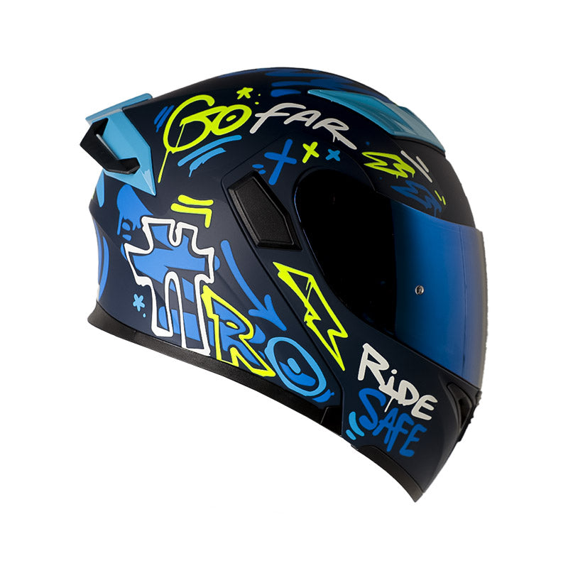 CASCO HRO HRO-3400DV EVO DESTROY MATE AZUL OSCURO AZUL