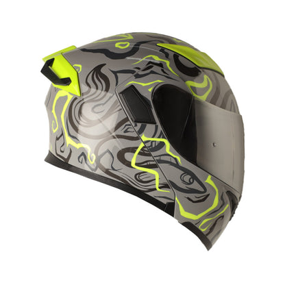 CASCO HRO HRO-3400DV EVO RANDOMER GRIS AMARILLO NEON