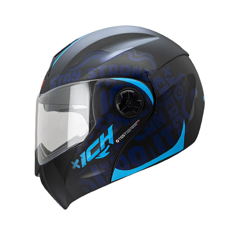 CASCO ICH ICH-3110DV WORDS MATE NEGRO AZUL