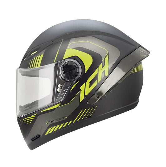 CASCO ICH ICH-501SP MENOX MATE NEGRO AMARILLO NEON