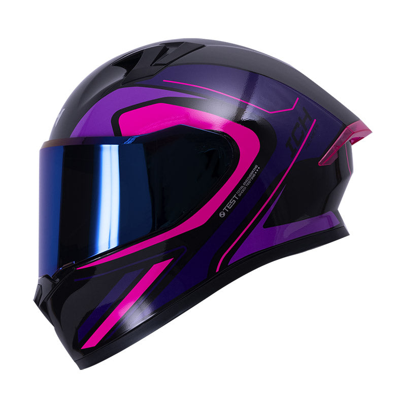 CASCO ICH ICH-503SP FULL NEGRO FUCSIA