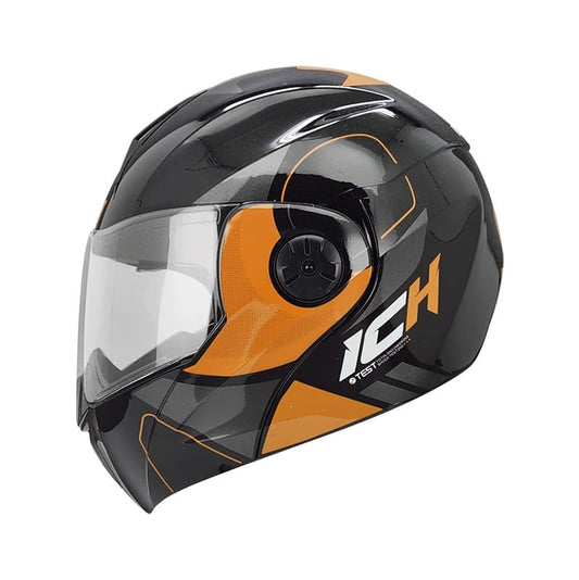 CASCO ICH ICH-3110DV CHIP NEGRO NARANJA NEON