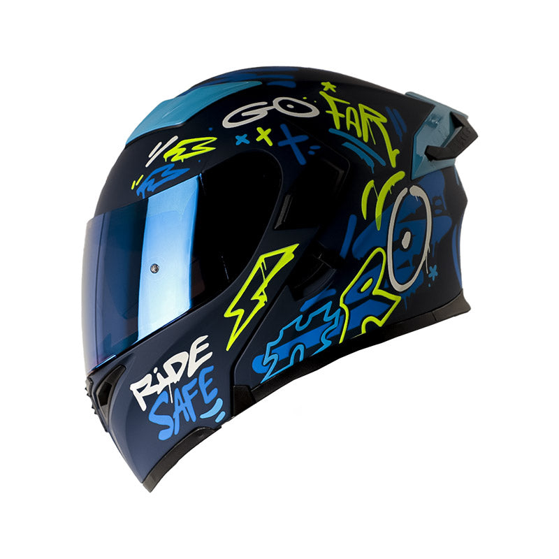 CASCO HRO HRO-3400DV EVO DESTROY MATE AZUL OSCURO AZUL