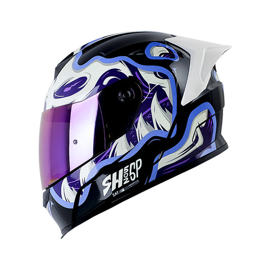 CASCO SHAFT SH-502SP DYSKULL AZUL OSCURO AZUL NAVI