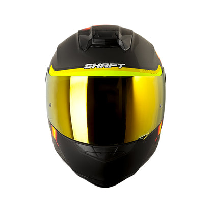 CASCO SHAFT SH-502SP INSIDE MATE GRIS OSCURO AMARILLO NEON