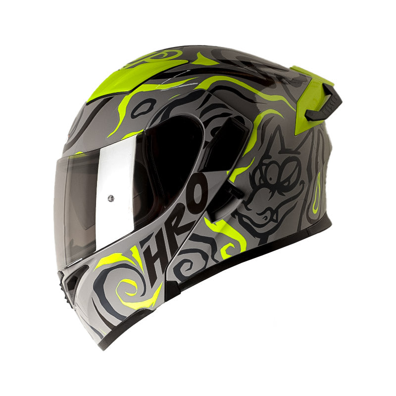 CASCO HRO HRO-3400DV EVO RANDOMER GRIS AMARILLO NEON