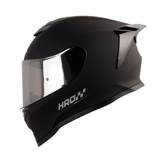 CASCO HRO HRO-506SP SOLID MATE NEGRO PLATA