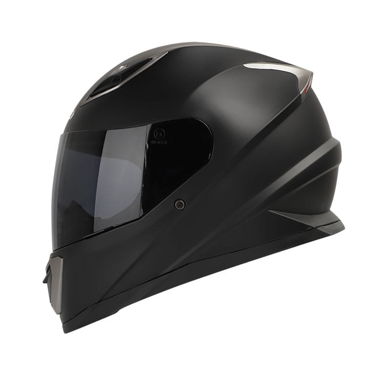 CASCO HRO HRO-508 SOLID MATE NEGRO VISOR HUMO