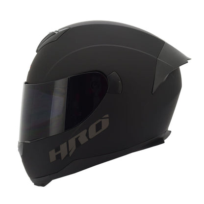 CASCO HRO HRO-511 SOLID MATE NEGRO VISOR HUMO