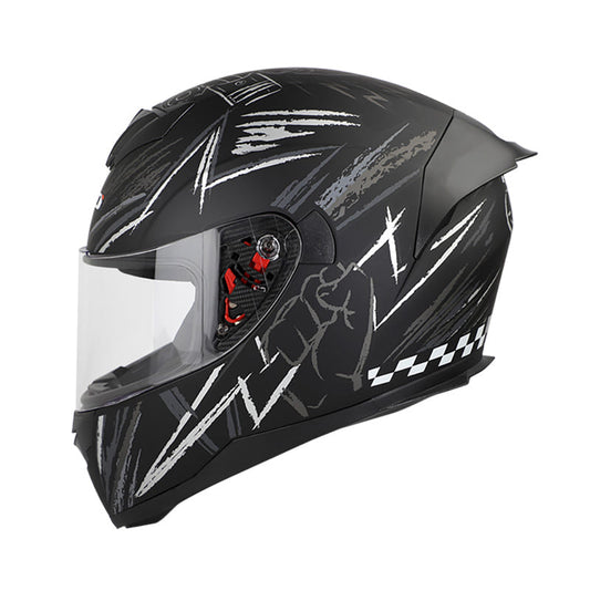 CASCO HRO HRO-511 TRACK MATE NEGRO GRIS